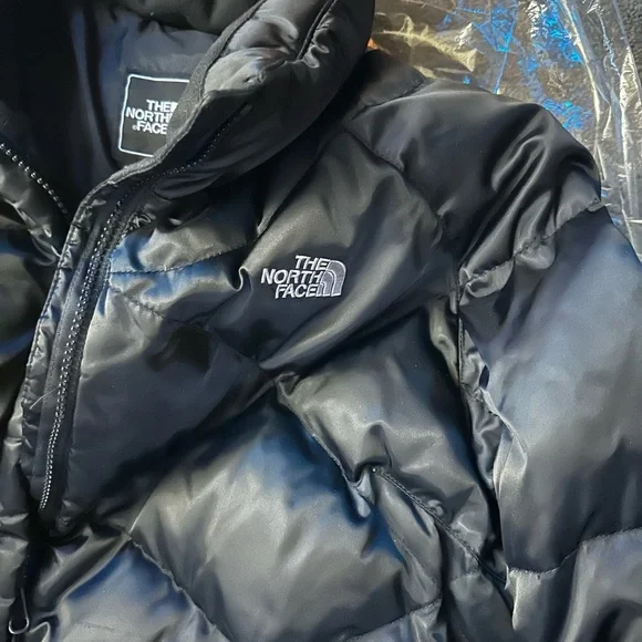 $350 The North Face Aconcagua 550 Down Puffer Jacket Black Insulated Womens XL - Picture 7 of 8